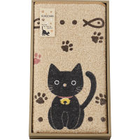 くろちゃん　キッチンマット