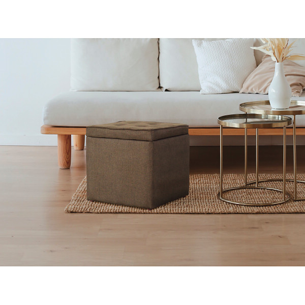 収納スツール　シングル ブラウンのサムネイル画像1