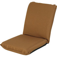 コンパクト座椅子 ブラウン 