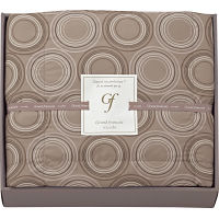 グランフランセヌーベル　ウォッシャブルダウンケット ブラウン 