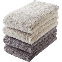 グランフランセヌーベル　オーガニックコットン　ロングパイル　スリムバスタオル４枚