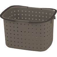 レクエア　ランドリーバスケット ダークブラウン 