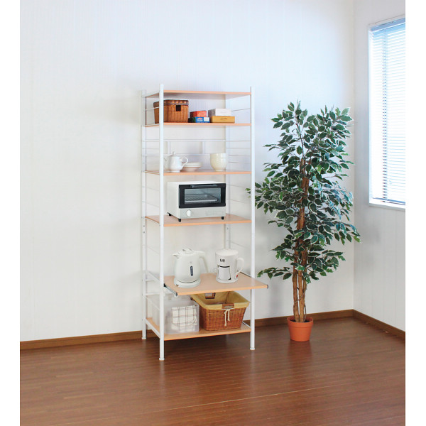 スライド式キッチンラック　ハイタイプのサムネイル画像2