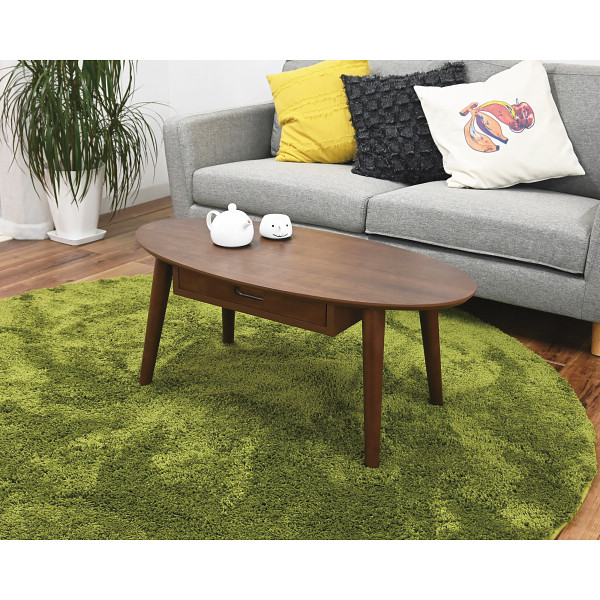 オーバルテーブル引出し付きのサムネイル画像1