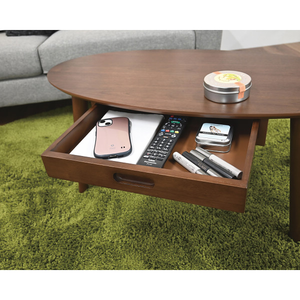 オーバルテーブル引出し付きのサムネイル画像2