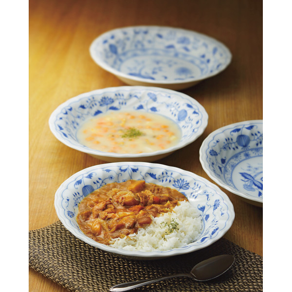 ロイヤルオニオン　オーバルカレー皿４枚セットのサムネイル画像1