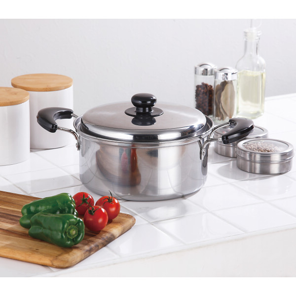 陳建一　ＩＨ対応ステンレス両手鍋（２０ｃｍ）のサムネイル画像1