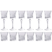 クリスタルダルク　レディーダイヤモンド　６人用ディナーセット