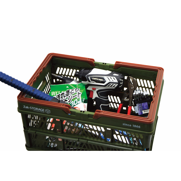 ザックストレージ　フォールディングコンテナ グリーンのサムネイル画像1