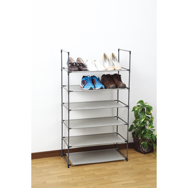 シューズ＆タオルラック（６段）のサムネイル画像2