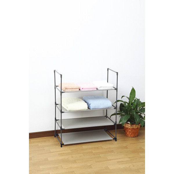 シューズ＆タオルラック（４段）のサムネイル画像1