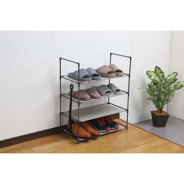 シューズ＆タオルラック（４段）のサムネイル画像2