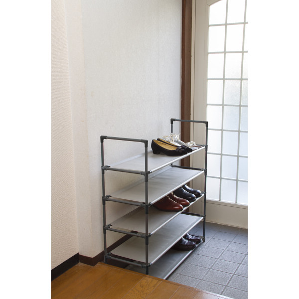 シューズ＆タオルラックワイド（５段）のサムネイル画像1