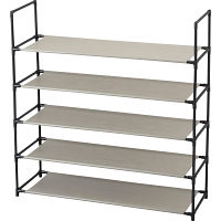 シューズ＆タオルラックワイド（５段）