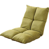 高反発リクライニング座椅子 グリーン 