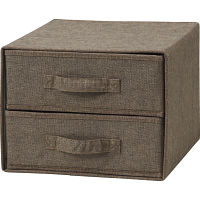 折りたたみ二段引タンス