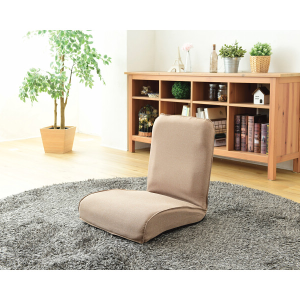 折りたたみ座椅子（２個組） ベージュのサムネイル画像1