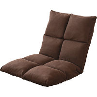 高反発リクライニング座椅子 ブラウン 