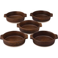 信楽焼　ハングアウト　２１ｃｍグリル鍋５個