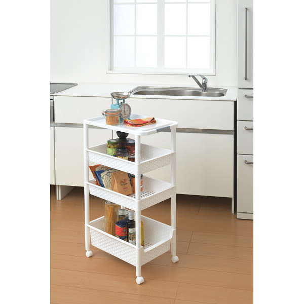 ワイドワゴンラック４段のサムネイル画像1