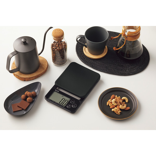 タニタ　デジタルクッキングスケール ブラックのサムネイル画像1