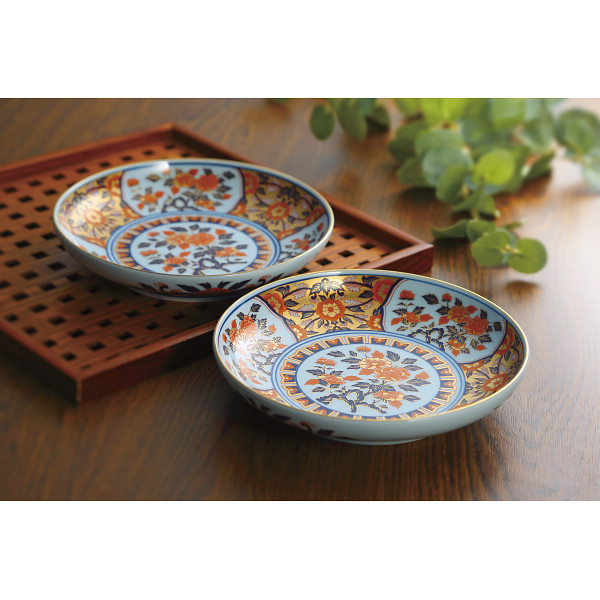 波佐見焼　古伊万里写し　和皿揃のサムネイル画像1