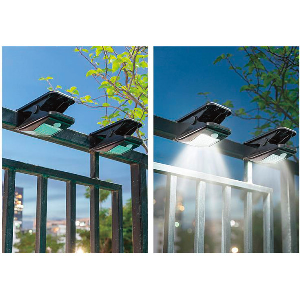 クリップ式ソーラー人感センサーライトのサムネイル画像1