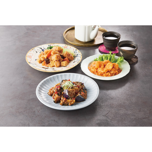 大龍　海老チリ・酢豚・麻婆茄子６食セットのサムネイル画像1