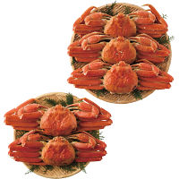 ボイルずわいがに姿（５杯　計２．４ｋｇ）