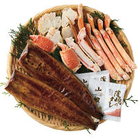 ずわいがにとうなぎセット(計500g)