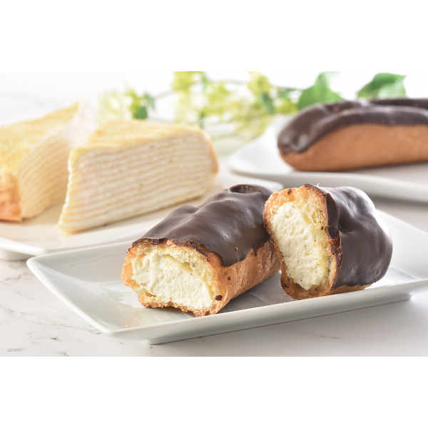 北海道ミルクレープ＆エクレアセットのサムネイル画像1