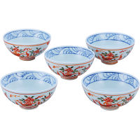 波佐見焼　古伊万里写し絵　茶漬揃