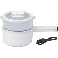 エレット　蒸し器兼用電気片手鍋１８ｃｍ