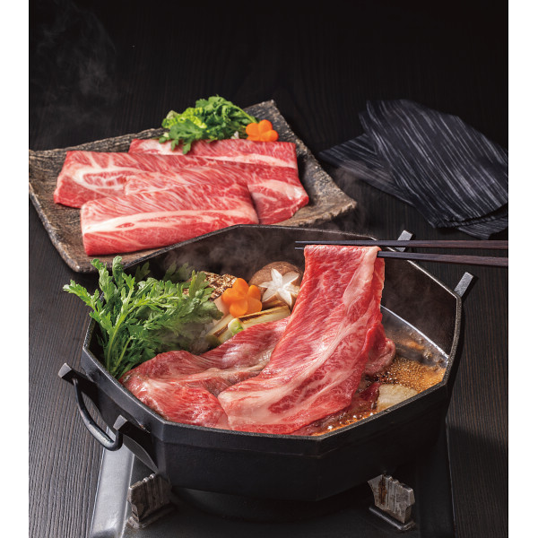 近江牛　肩ロース　すき焼き用（５５０ｇ）のサムネイル画像1