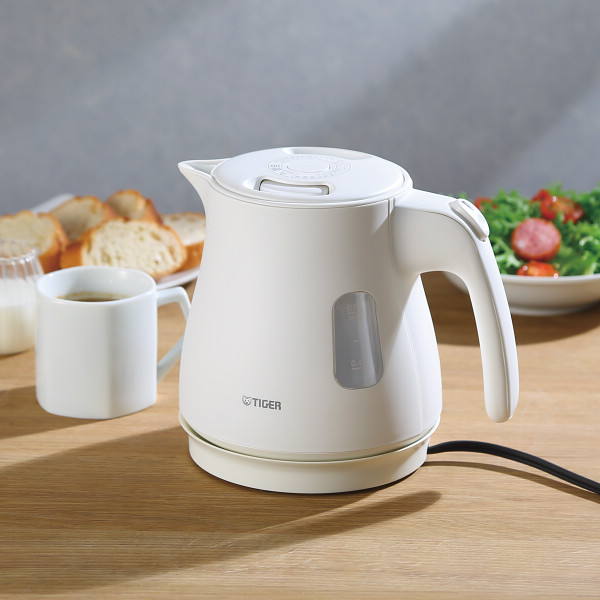 タイガー　蒸気レス電気ケトル ＷＭ（マットホワイト）のサムネイル画像1