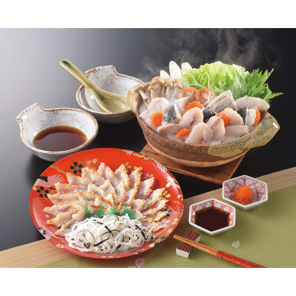 ふくたたき刺身・ふくちりセットのサムネイル画像1