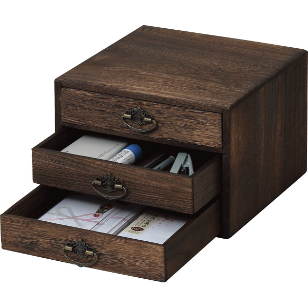 焼桐　小引出し３段のサムネイル画像1