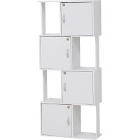 ラック鍵付き４段 ホワイト 