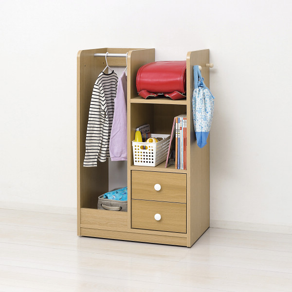 ランドセルハンガーラック（キャスター付） ナチュラルのサムネイル画像1