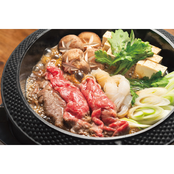 はこだて大沼黒牛　肩ロース　すき焼き用（９００ｇ）のサムネイル画像1