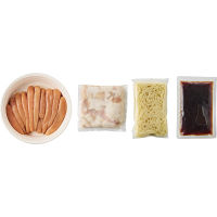 無着色辛子明太子（８００ｇ）・博多もつ鍋（あごだし醤油味）セット