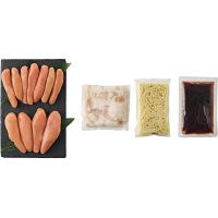 博多もつ鍋（あごだし醤油味）・辛子明太子切子（７００ｇ）セット