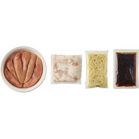 無着色辛子明太子（４００ｇ）・博多もつ鍋（あごだし醤油味）セット