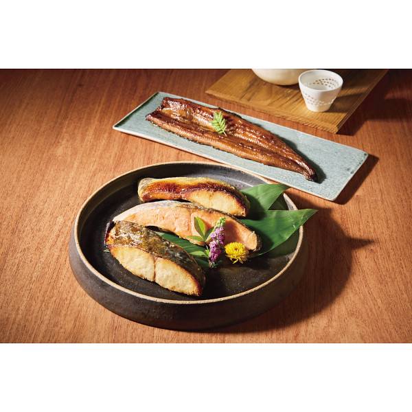 竹八　あぶり吟醸漬＆うなぎ蒲焼き詰合せのサムネイル画像1