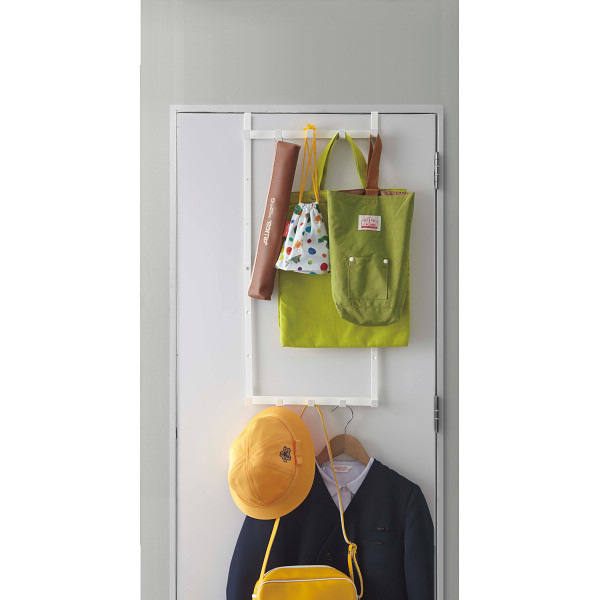 高さ調節ドアハンガー ホワイトのサムネイル画像1