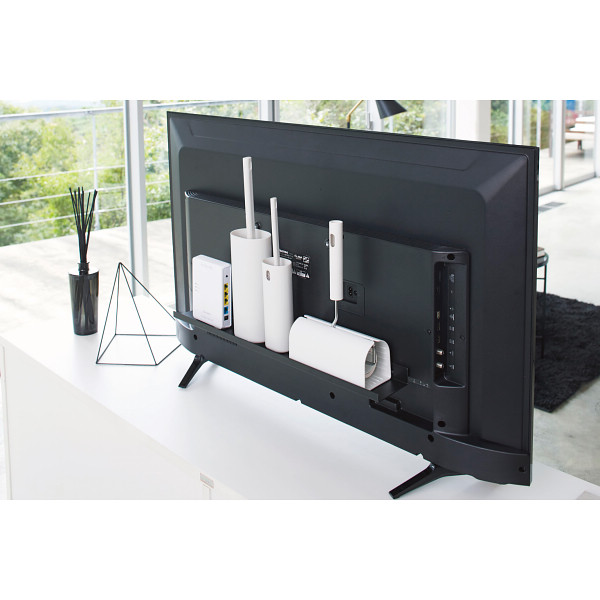 テレビ裏ラックワイド ブラックのサムネイル画像1