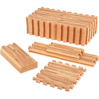 リトルプリンセス　抗菌フロアーマット ナチュラルウッド 