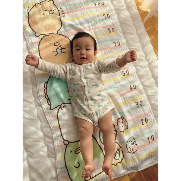 すみっコぐらし身長が計れるバスタオルのサムネイル画像2