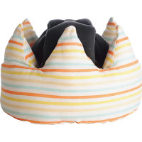 アンジェロラックス　クラウンベビーヘルメット イエローボーダー 