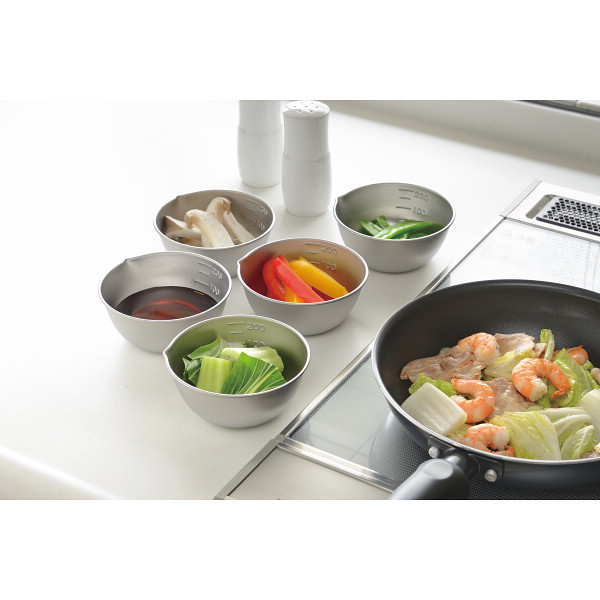 燕三　ステンレス小分けボウル１０ｃｍ　５個組のサムネイル画像1